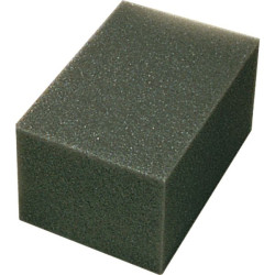 Eponge synthetique anthracite 15x10x8cm