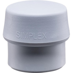 Tête de maillet SIMPLEX TPE-mid 50mm non abrasif, mi-dur HALDER