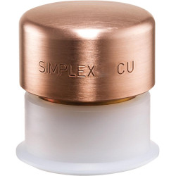 Tête maillet SIMPLEX C 40mm cuivre Halder