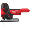 M18 fbjs-0x - scie sauteuse fuel, 18v, 5,0ah poignée pommeau
