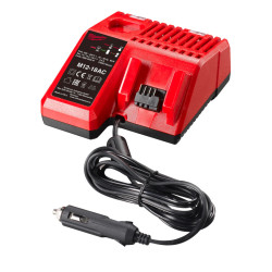 M12-18 ac - chargeur allume cigare 12v-14,4v, 18v, système m12 à m18