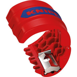 Coupe-tube plastique p.tubes 20-50mm et goutte-à-goutte KNIPEX