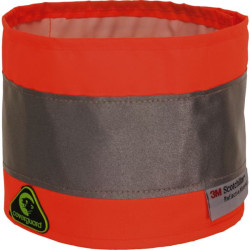 Brassard hi-viz orange 100% poly