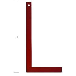Equerre de macon rouge 800 mm