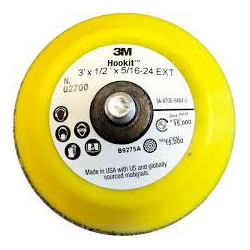 Plateau hookit 76 mm non perfo 02700 hk dc pd 3 x 1/2 in x 5/