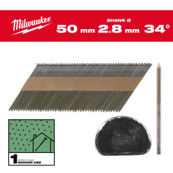 Clous & agrafes boite de 2200 clous 34° 50 mm rs