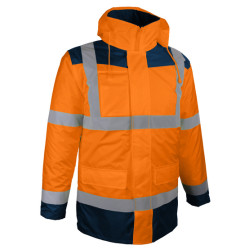 Parka 4x1 hv orange, l