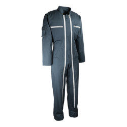 Combi 2 zip poly/coton vert,s