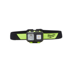 Lampe frontale haute visibilite atex sur pile , 310 lumens