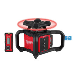 Laser rotatif one-key rouge m18 rloh600-201c - 1 batterie 18v 2.0ah, chargeur m12 -18 c,