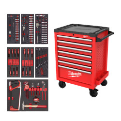 Servante equipée 7 tiroirs 69cm toolguard -196 outils