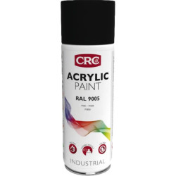Peinture acrylique aerosol 9005 noir satine 400ml