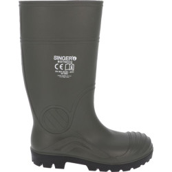 Botte securite vert pvc s5 37