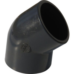 Coude 45° femelle/femelle PVC pression