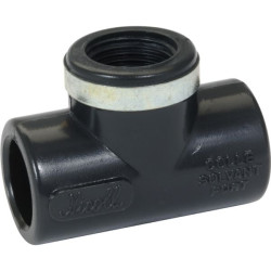 Té taraudé à 90° PVC pression