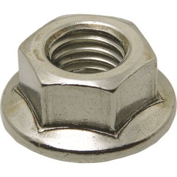 Ecrou embase crantée DIN6923 inox A2