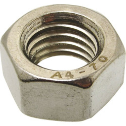 Ecrou 6 pans DIN 934 inox A4