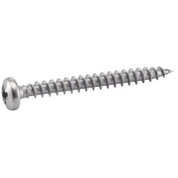 Vis agglomere tête cylindrique pozidriv A2