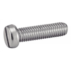 Vis métaux tête cylindrique fendue DIN84 A2
