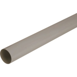 Tube de descente longueur 4 mètres PVC gris