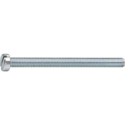 Vis métaux cylindrique fendue zingué