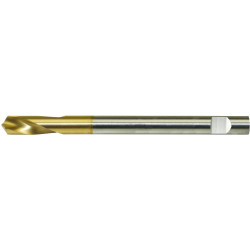 Foret à pointer NC long DIN1835 HSSCo5 TiN forme B 120°
