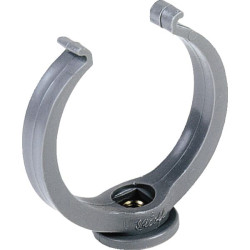 Collier monobloc PVC gris