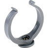 Collier monobloc PVC gris