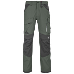 Pantalon Ruler Kaki-Charcoal 250gr/m2 60% coton 40% polyester