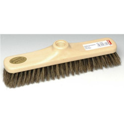 Balai droit 29 cm soies de chine grises s/45 - douille vis integree