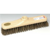 Balai droit 29 cm soies de chine grises s/45 - douille vis integree