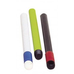 Manche acier laque epoxy embout vis et attache tournante lg 1,30 m