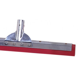 Raclette metal sol industrie douille renforcee pro 45 cms m, rouge