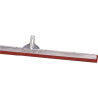 Raclette sol industrie - douille renforcee mousse caoutchouc rouge