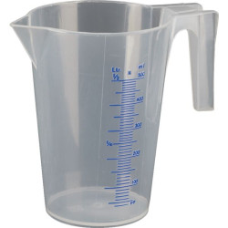 Godet de mesure polypropy lene 0,5l tran sparent pressol