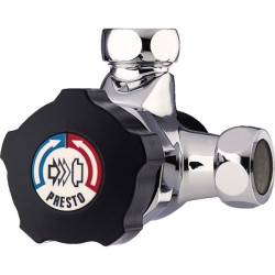 Mitigeur douche presto alpa bouton noir