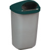 Corbeille murale xerios- 50 l gris vert