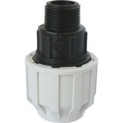 Raccord droit mâle 15/21 / pe 20 -