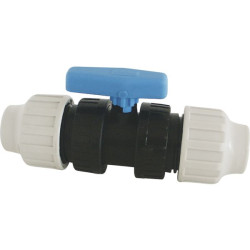 Vanne à compression pour pe d25