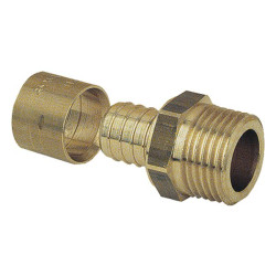 Raccord à sertir par glissement male