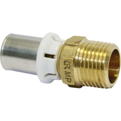 Raccord droit mâle 20 x 3/4