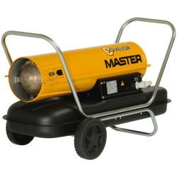 Chauffage fuel air pulse mobile au fuel - puissance 44 kw -