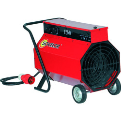 Chauffage air pulse portable electrique - alimentation 380 v~3 50 hz
