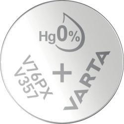 Piles electroniques varta 1 x sr44 - v76px - oxyde d' argent