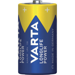 Piles alcalines longlife varta 4 x lr14 - c