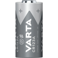Piles lithium photo varta 2 x cr123