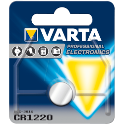 Piles electroniques varta 1 x cr1220 - lithium