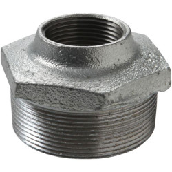 Fig n 241 mamelon reduit m/f galva 3/4''-1/2''(20x15)