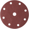 Meule autoagrippante bois 150mm g320 9 trous format