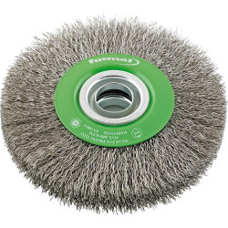 Brosse circulaire inox 125x22mm format